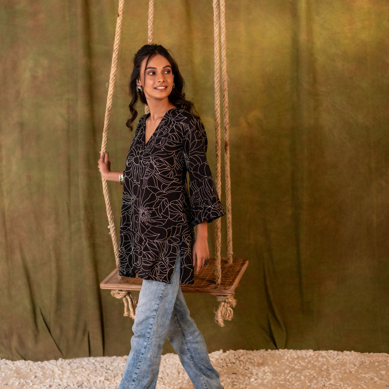 Cotton Kurti for Women | Midnight Vine