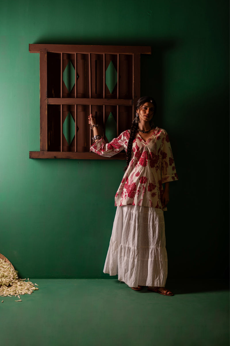 Cotton Kurti for Women | Scarlet Garden