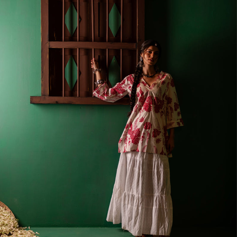 Cotton Kurti for Women | Scarlet Garden