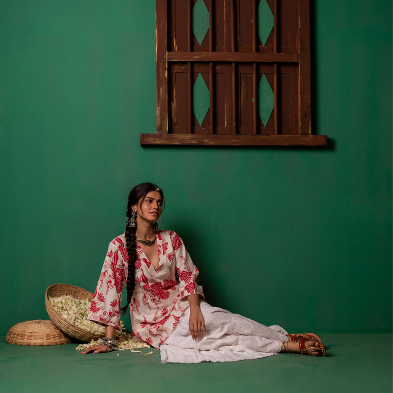 Cotton Kurti for Women | Scarlet Garden