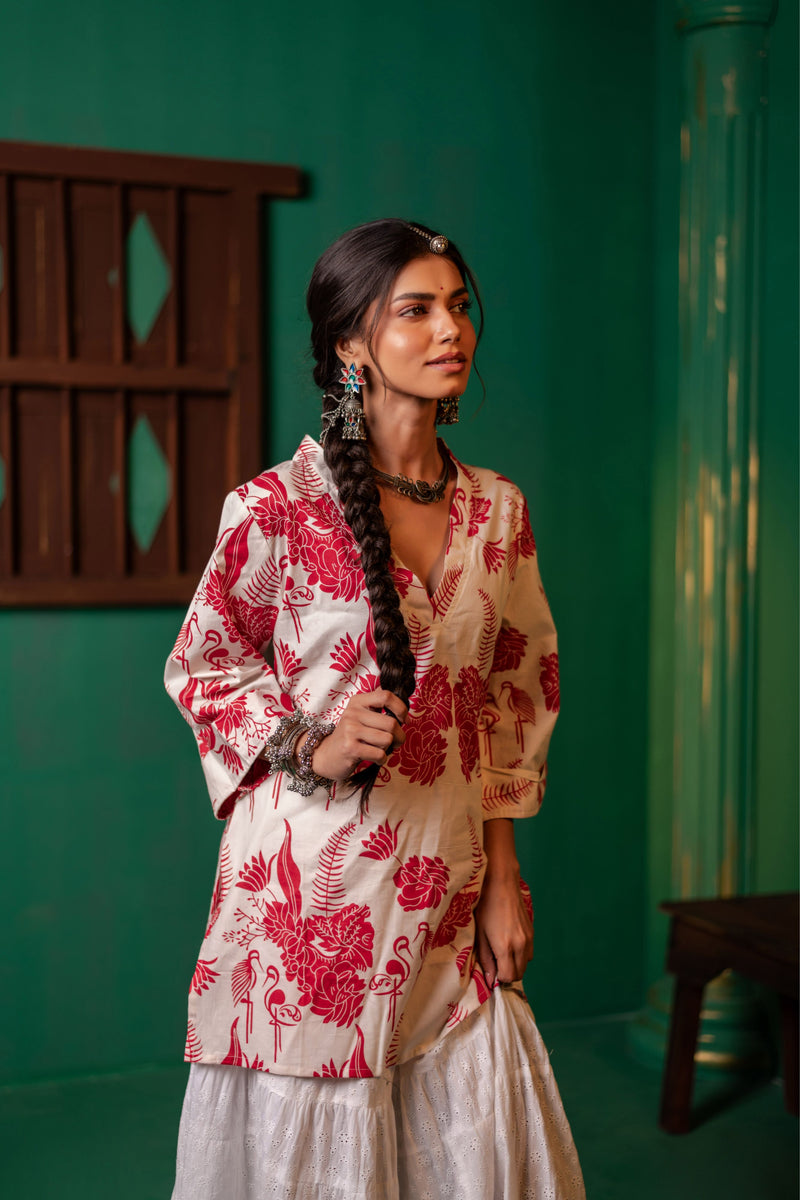 Cotton Kurti for Women | Scarlet Garden