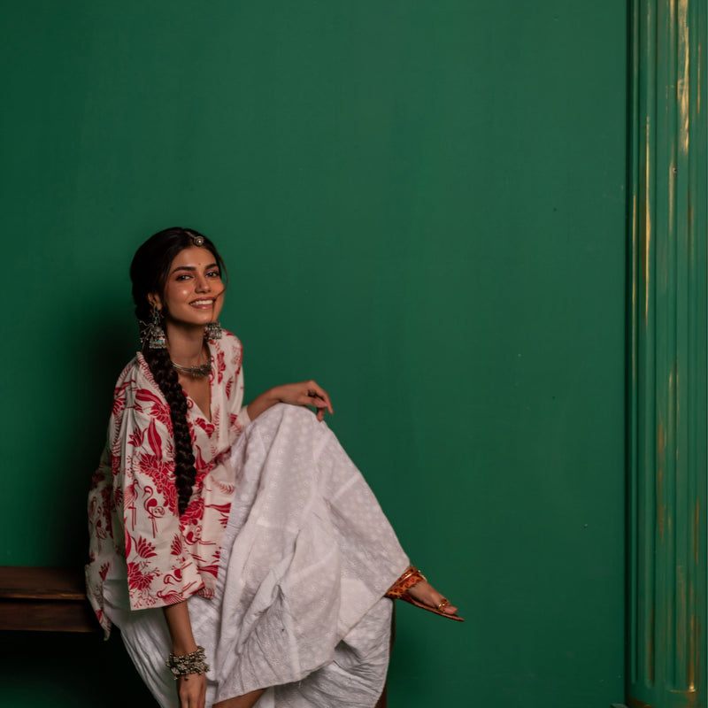 Cotton Kurti for Women | Scarlet Garden