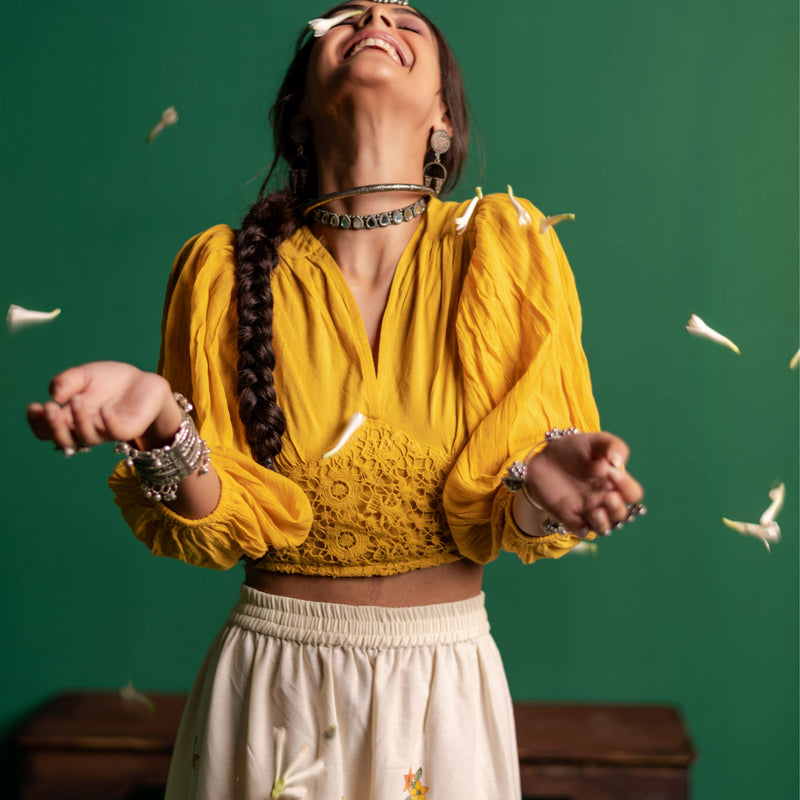 Cotton Long Skirt for Women | Sunfield Bloom